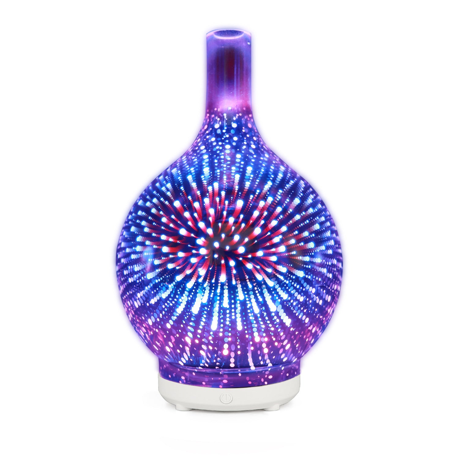 Glass Colorful Vase Humidifier