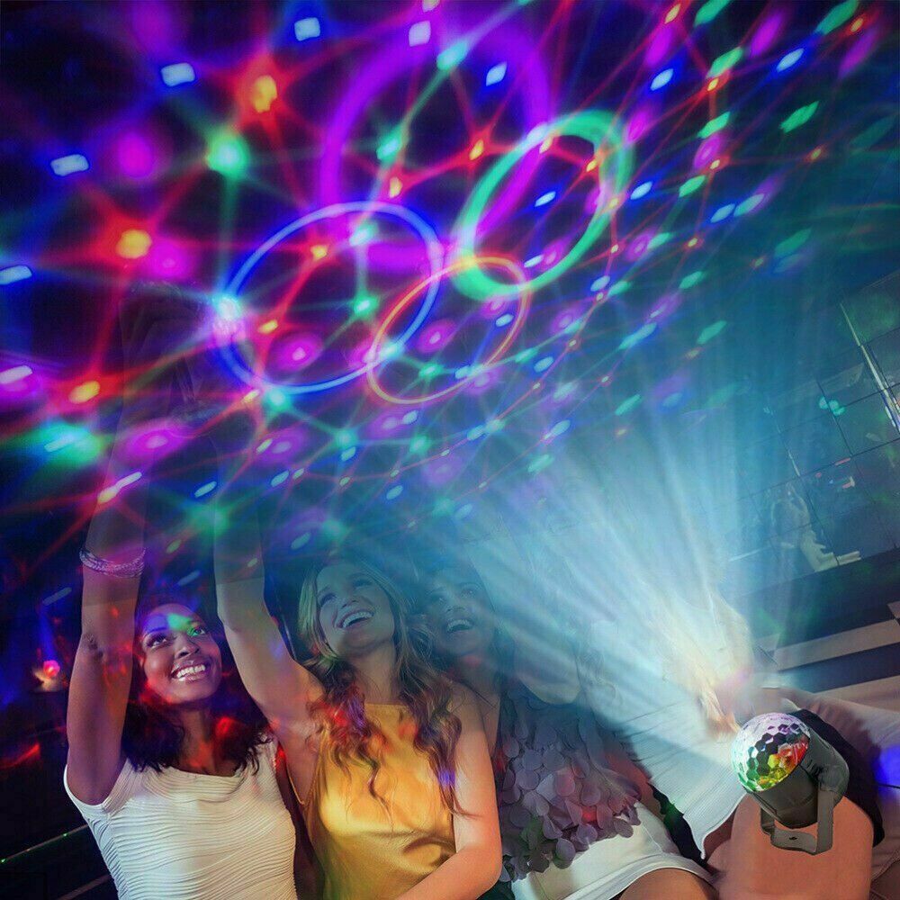 Disco Party Lights Strobe LED DJ Ball Sound Activated Bulb