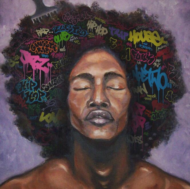 Art Design Graffiti Art Hip Hop African Girl