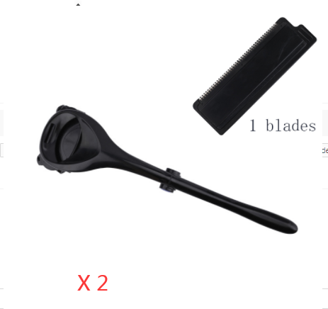 Men Back Shaver 2.0 Back Hair Shaver Two Head Blade Foldable