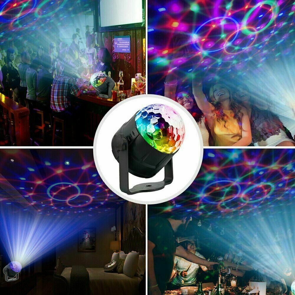 Disco Party Lights Strobe LED DJ Ball Sound Activated Bulb