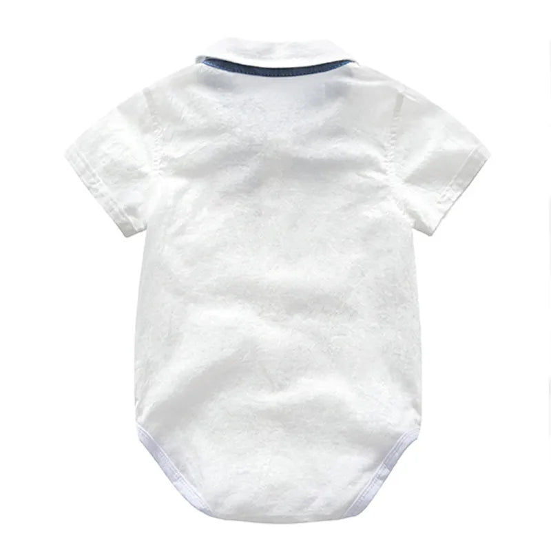 Baby Boy Clothes Summer Gentleman Birthday Suits Newborn Party Dress Soft Cotton