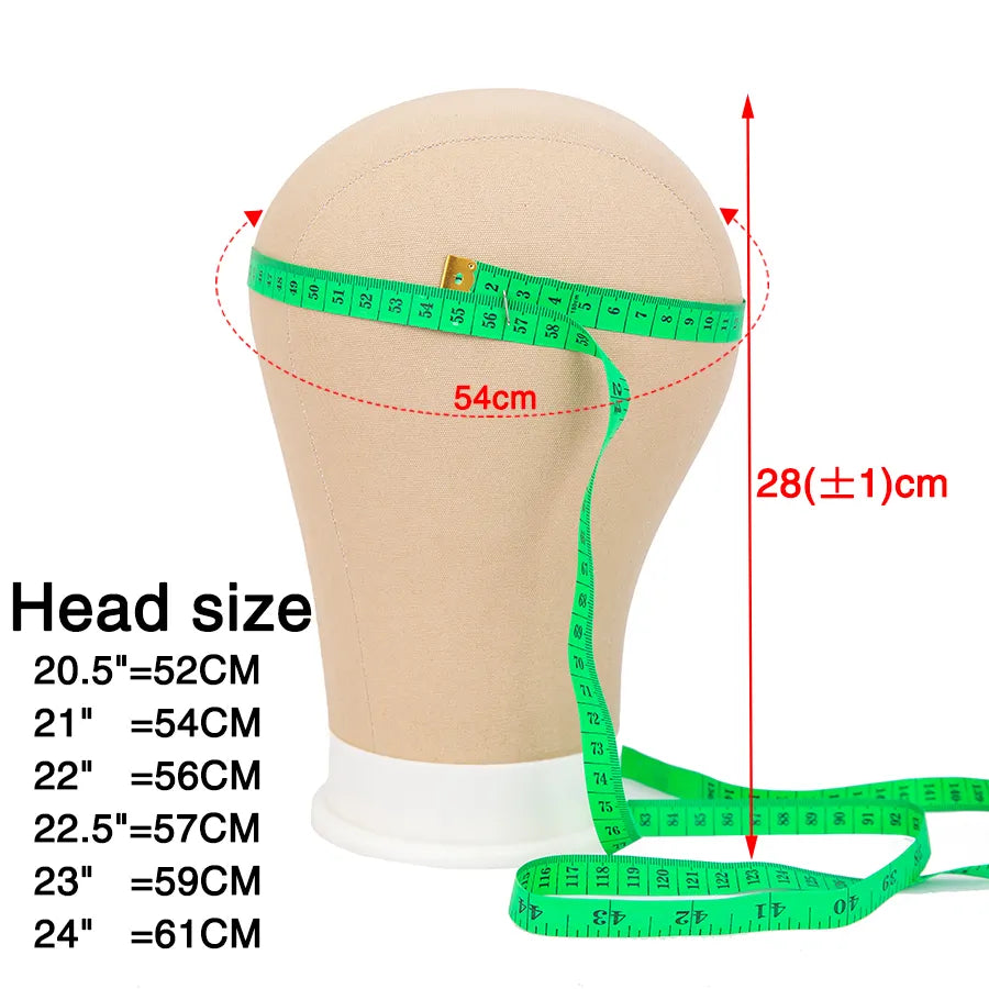 Training Mannequin Head Canvas Block Head Display Styling Mannequin