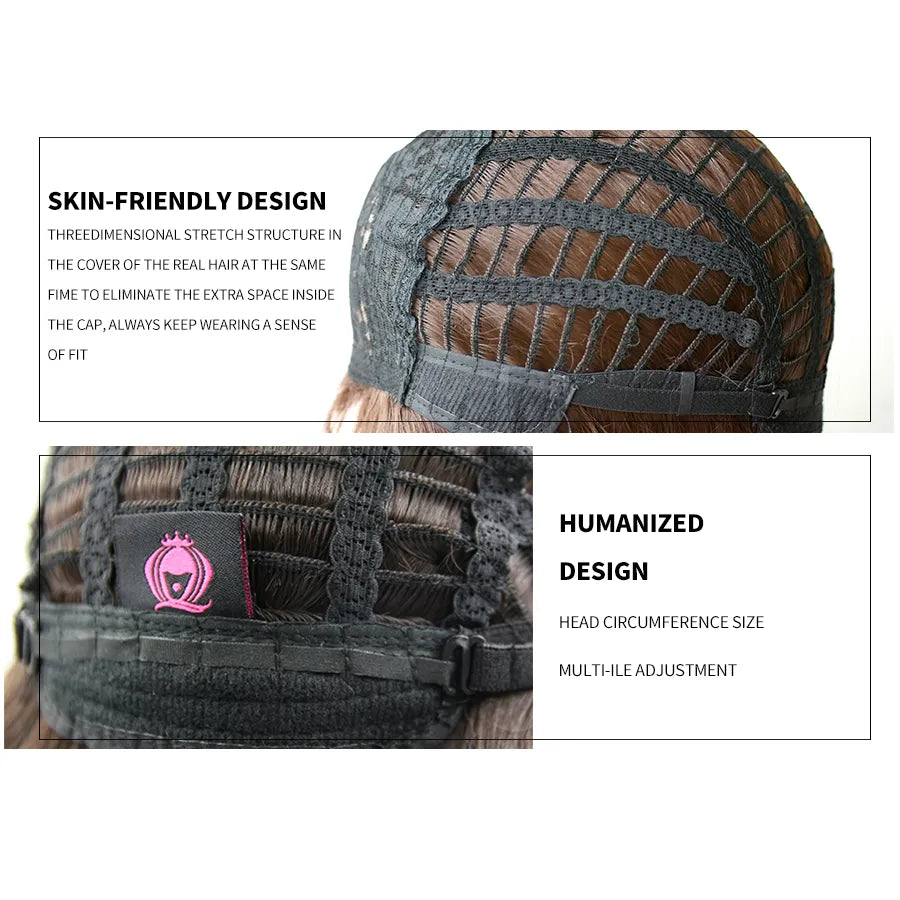 WIGS Black Short Bob Wig for Girl