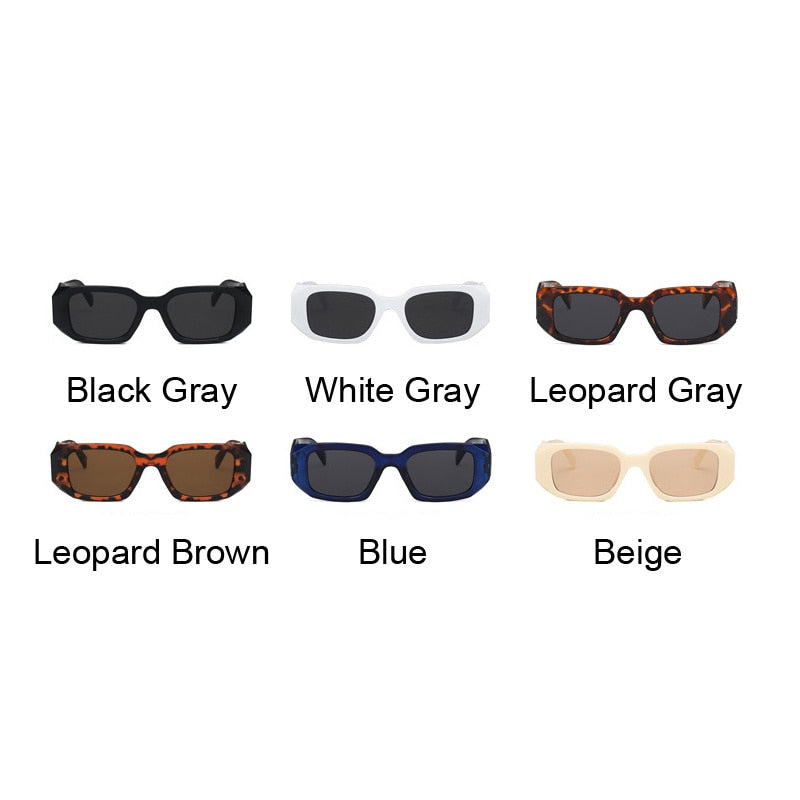 Fashion Square Sunglasses Woman Brand Designer