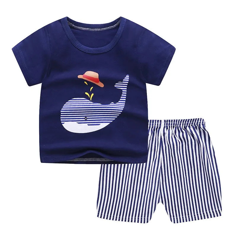 Designer Baby Boy Clothes  Tshirt +shorts Baseball Football
