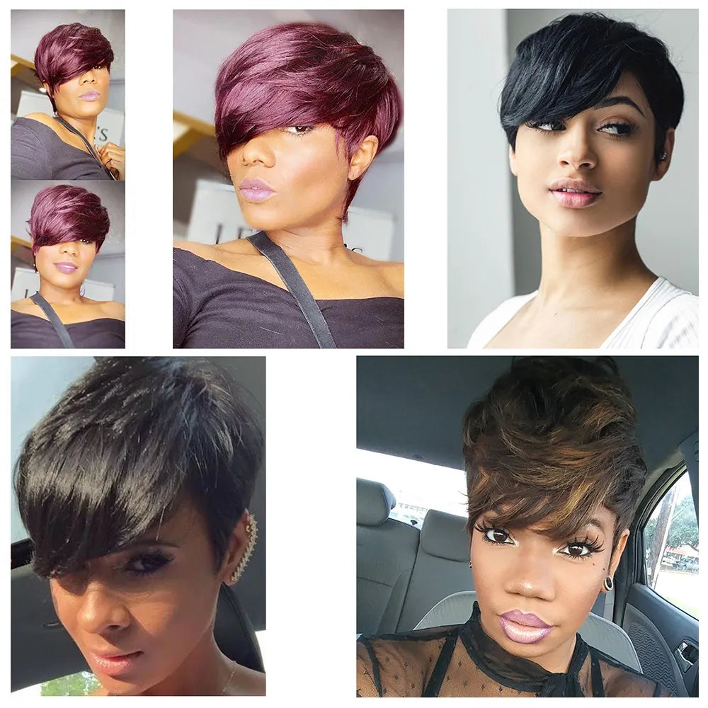 Short Human Hair Wigs