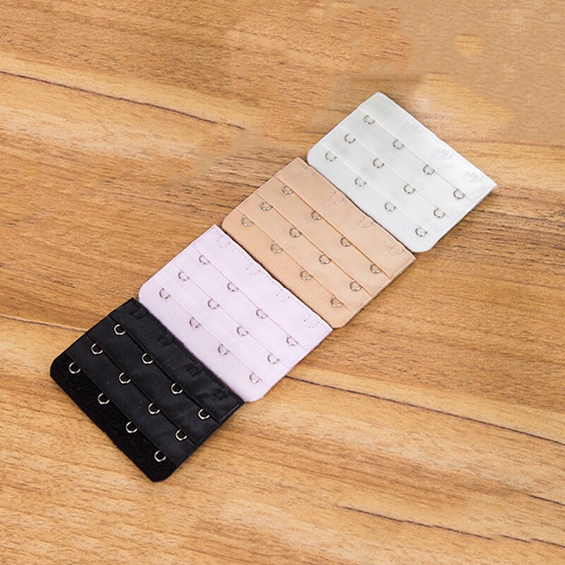 1/4PCS 2/3/4 Hooks Bra Extender Women Nylon Elastic