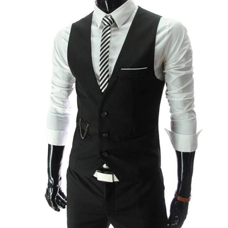 2023 New Arrival Dress Vests For Men Slim Fit Mens Suit Vest Male Waistcoat