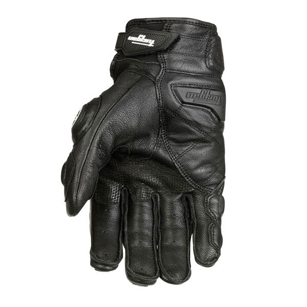 Motorcycle Gloves black Racing Genuine Leather
