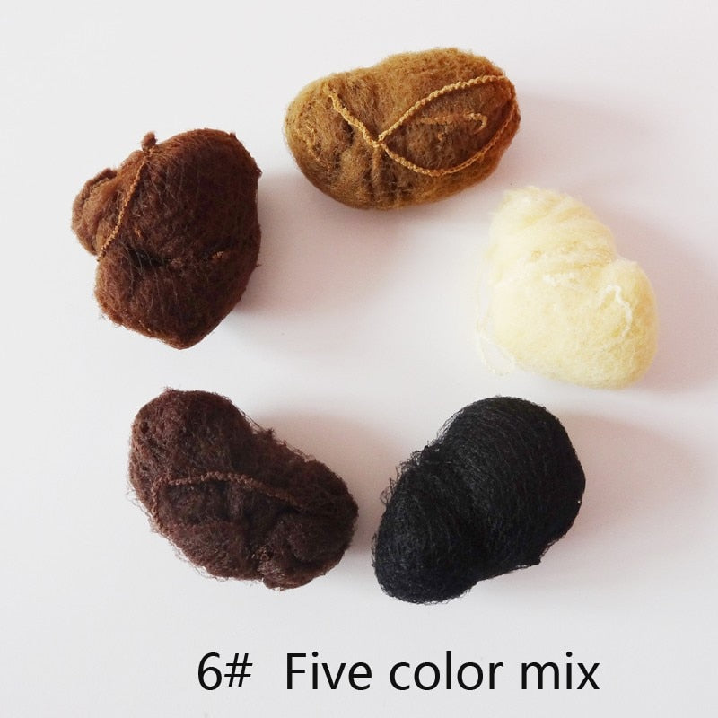 50pcs/20pcs Sample Order Five Colors Nylon Hairnets Invisible