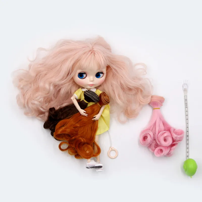 Wig Accessories  15*100CM 25*100CM doll hair for 1/3 1/4 1/6 1/12