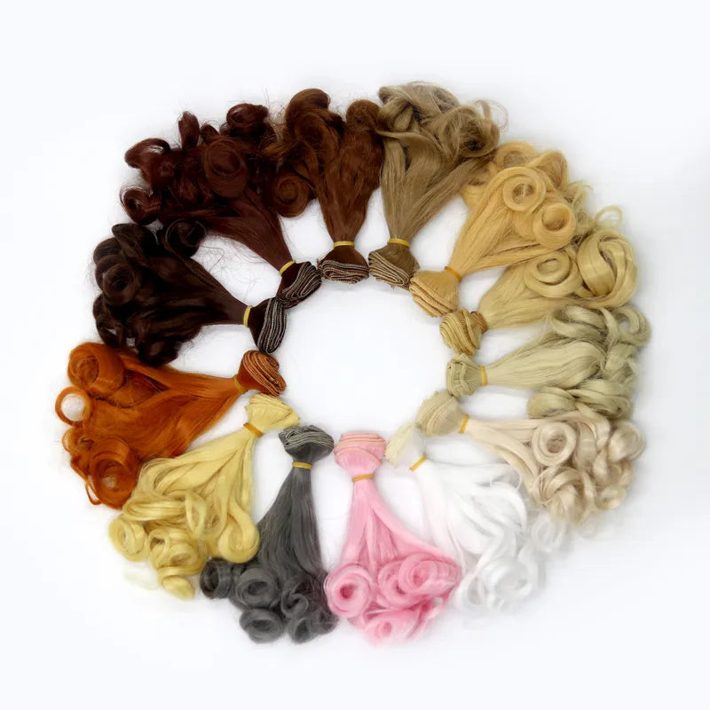 Wig Accessories  15*100CM 25*100CM doll hair for 1/3 1/4 1/6 1/12