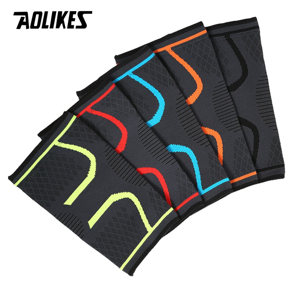 1PCS Fitness Running Cycling Knee Support Braces Elastic Nylon Sport Compression Knee