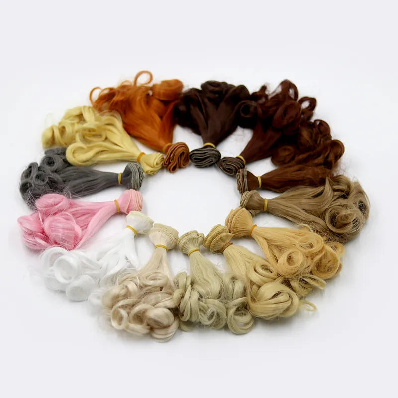 Wig Accessories  15*100CM 25*100CM doll hair for 1/3 1/4 1/6 1/12