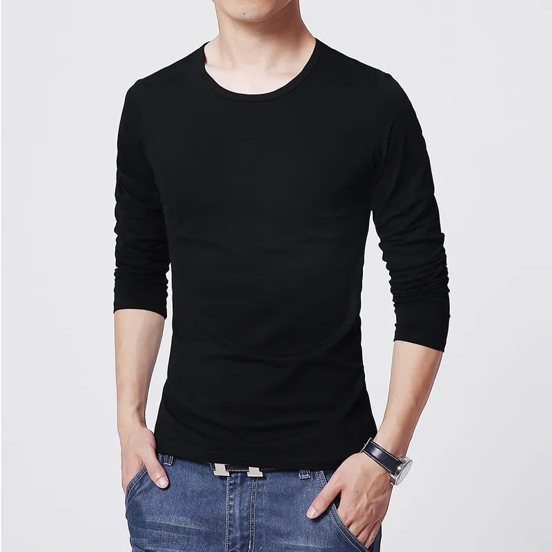 2023 MRMT Brand New Men's T-Shirts Long Sleeve Slim Men