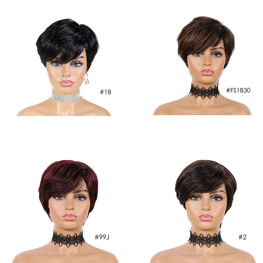 Short Human Hair Wigs