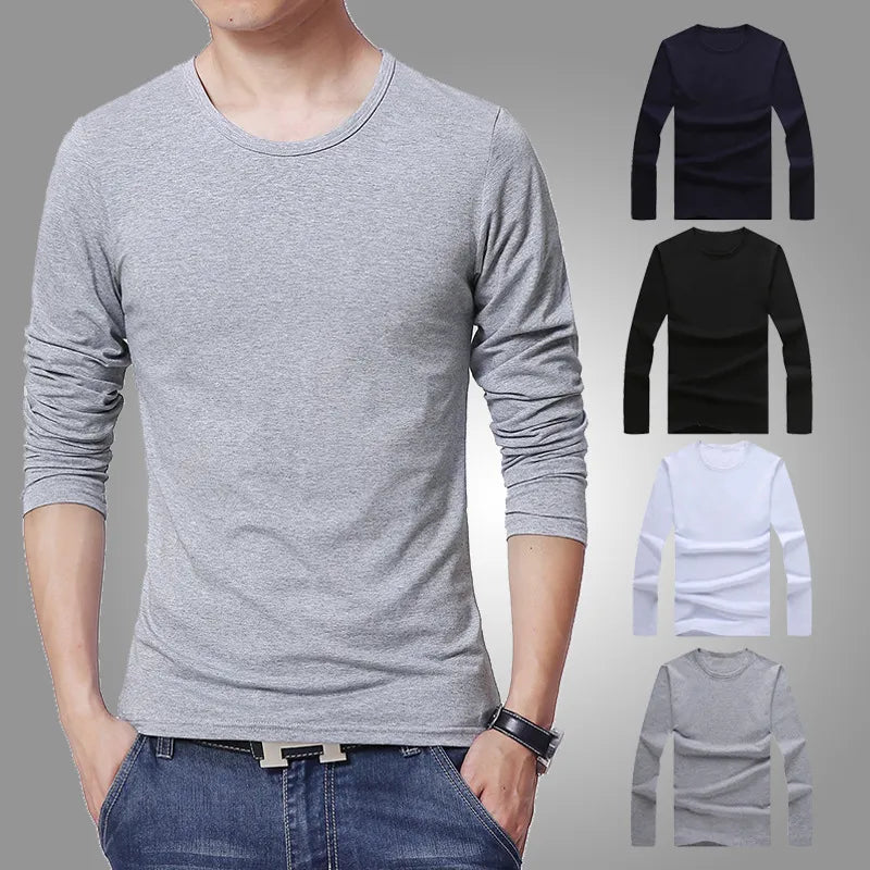 2023 MRMT Brand New Men's T-Shirts Long Sleeve Slim Men