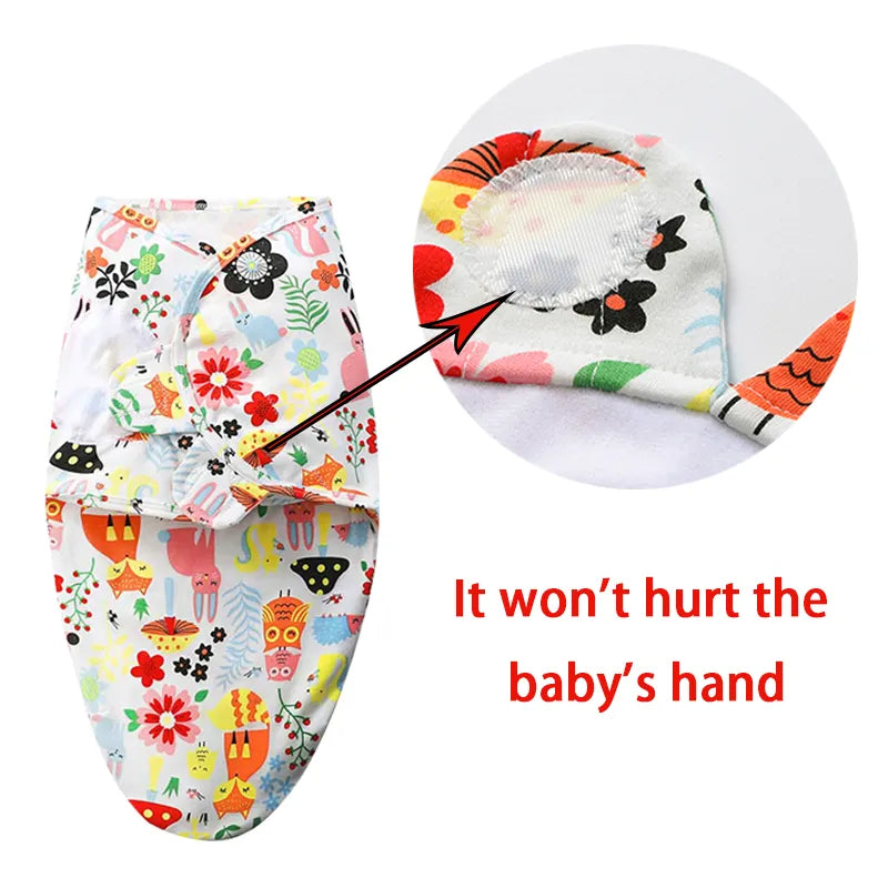 Babies Sleeping Bags Newborn Baby Cocoon Swaddle Wrap Envelope 100%Cotton 0-6 Months