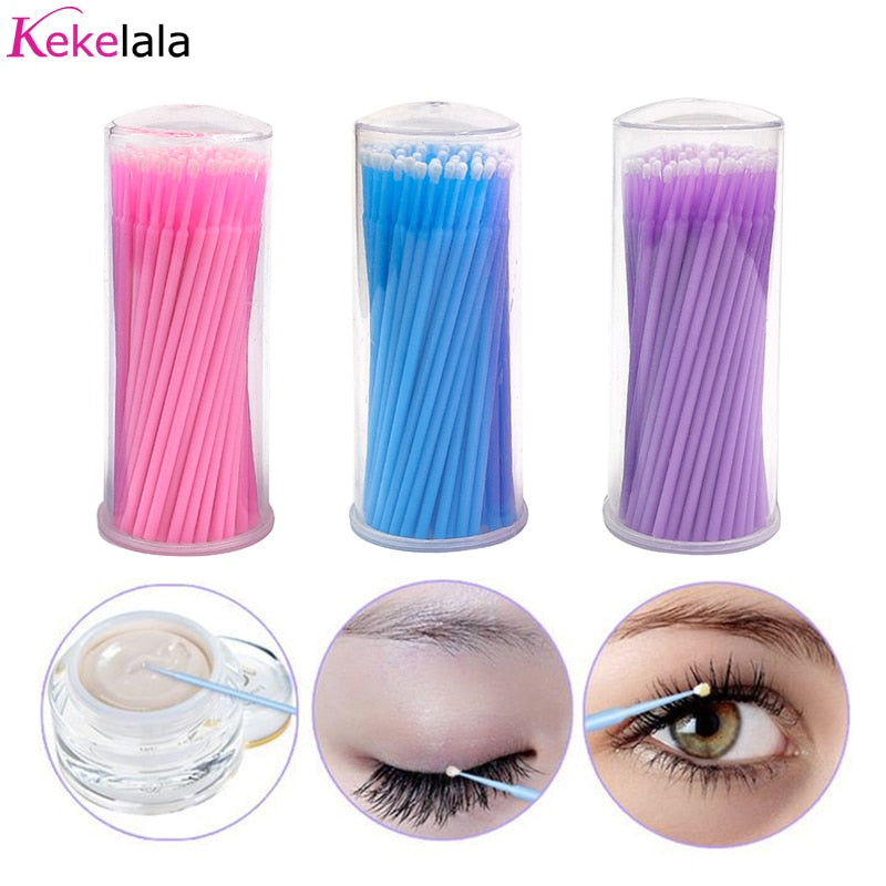 100PCS/Bottle Eyelash Extension Cleaning