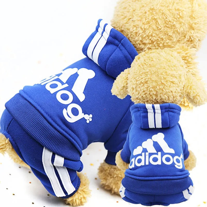 Adidog Clothes Autumn and Winter New Pet Clothes Small Medium Clothes Luxury Dog
