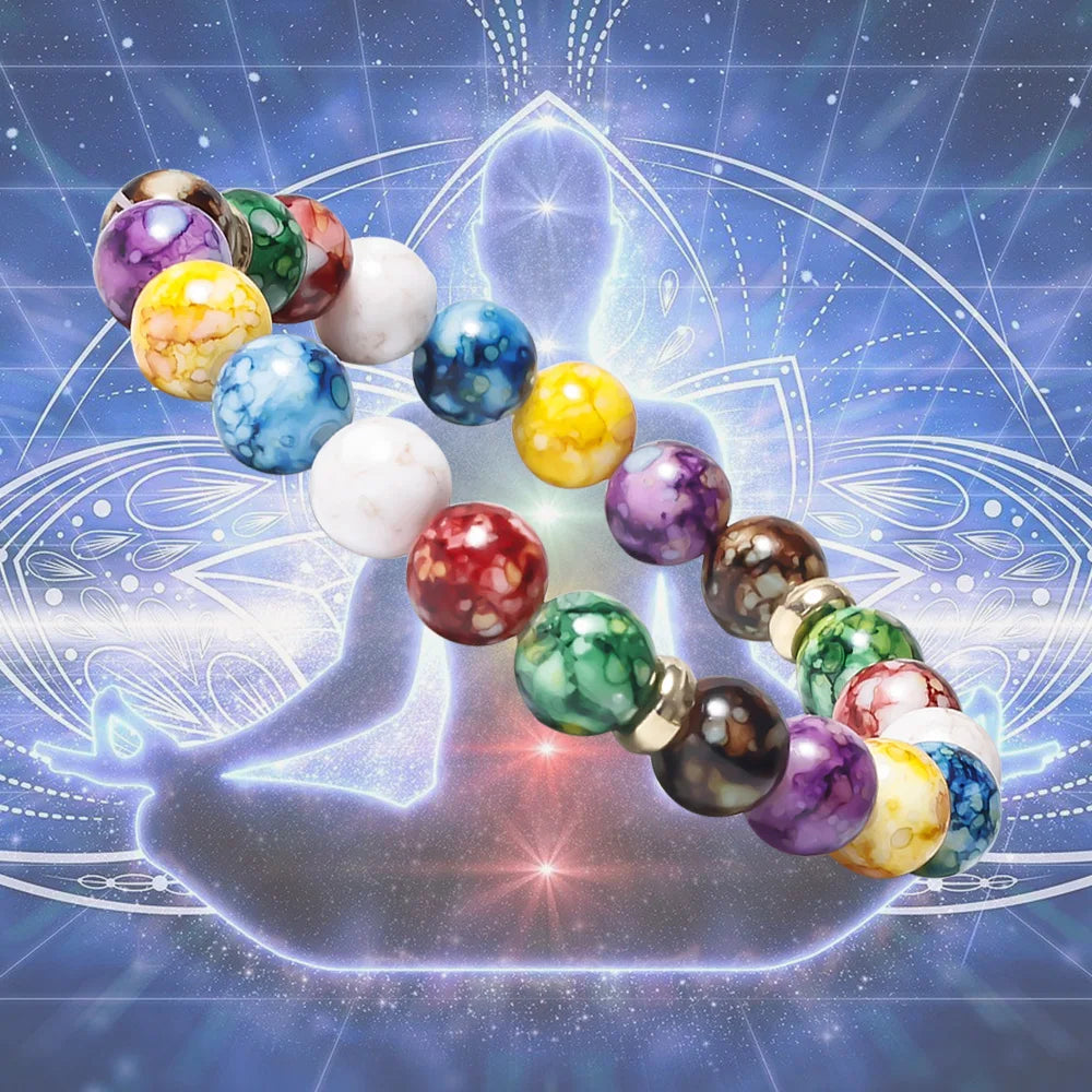 7 Chakra Reiki Stone Bracelet