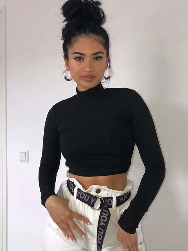 Women cotton hollow out sexy tshirt bandage backless