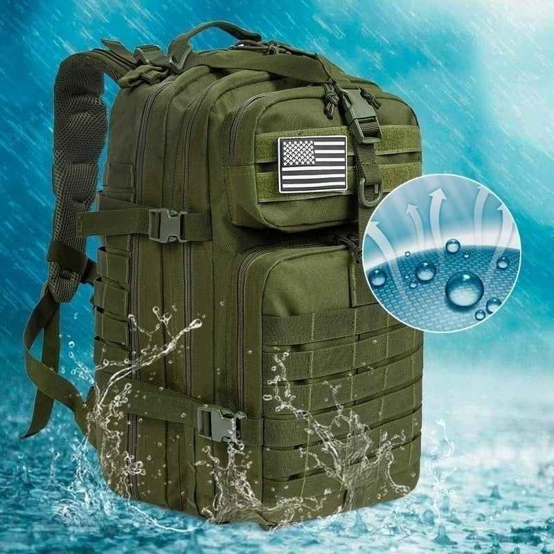 30L/50L 1000D Nylon Waterproof Trekking Fishing Hunting Bag Backpack Outdoor Military Sports Camping