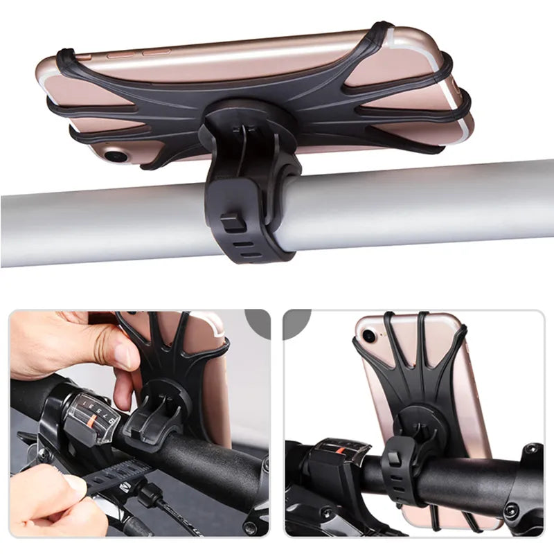 Baby Stroller Accessories Mobile Phone Holder Rack Universal 360 Rotatable