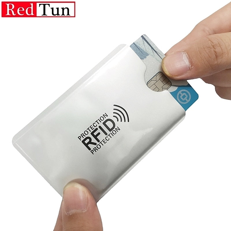 5-20 pcs Aluminium Anti Rfid Card Holder NFC Blocking Reader Lock Id Bank Card