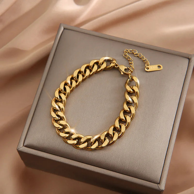 Link Chain Bangle Bracelet