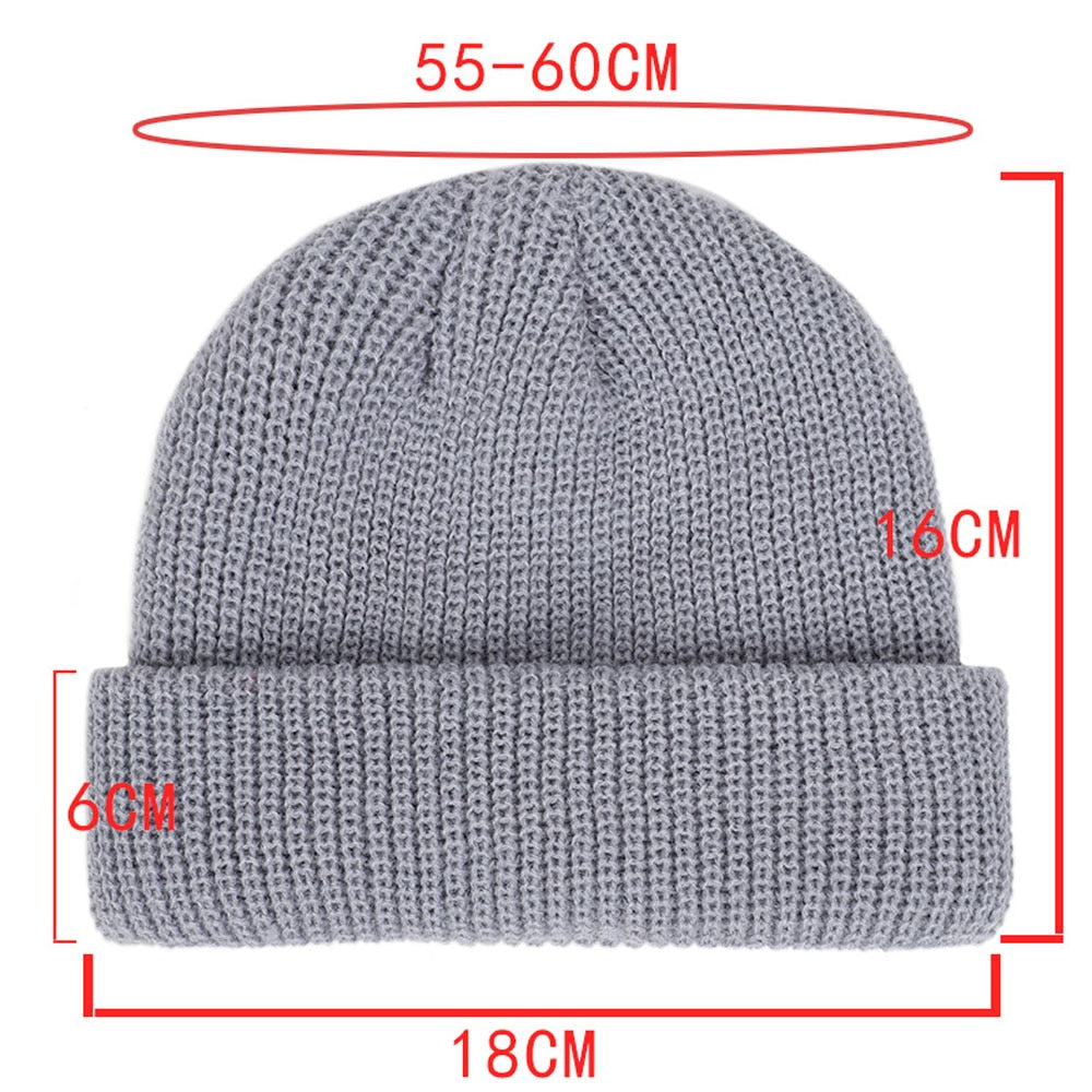 Winter Warm Beanies Casual Short Thread Unisex