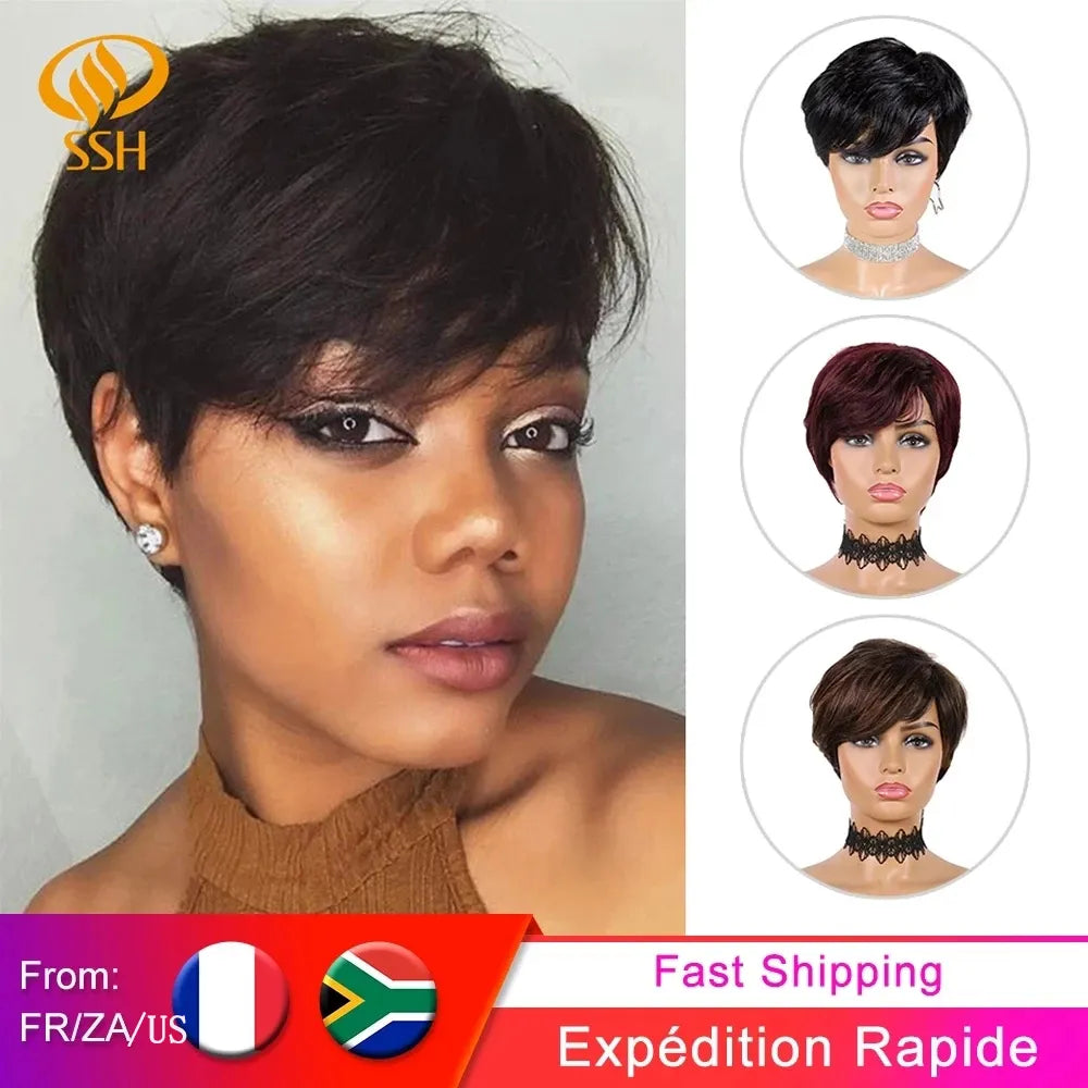 Short Human Hair Wigs