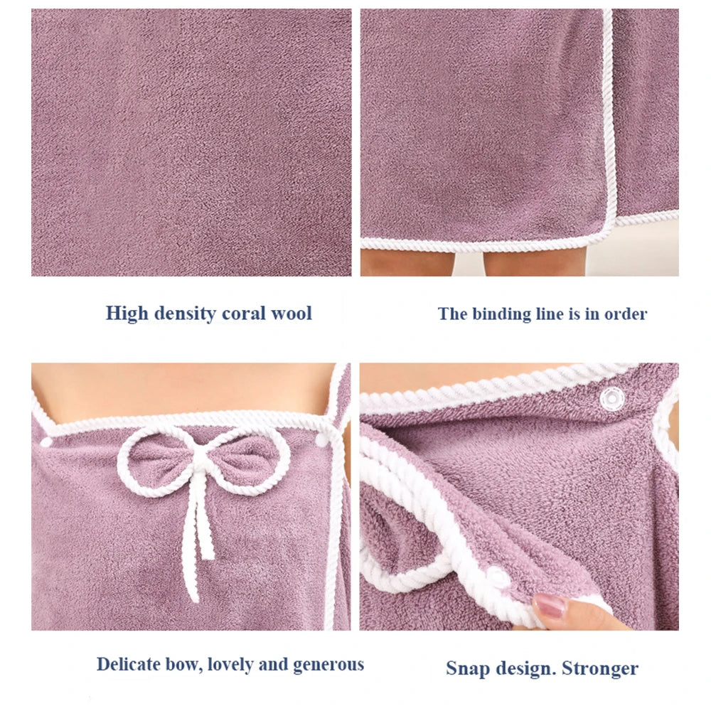 140x80cm Wearable Bath Towels
