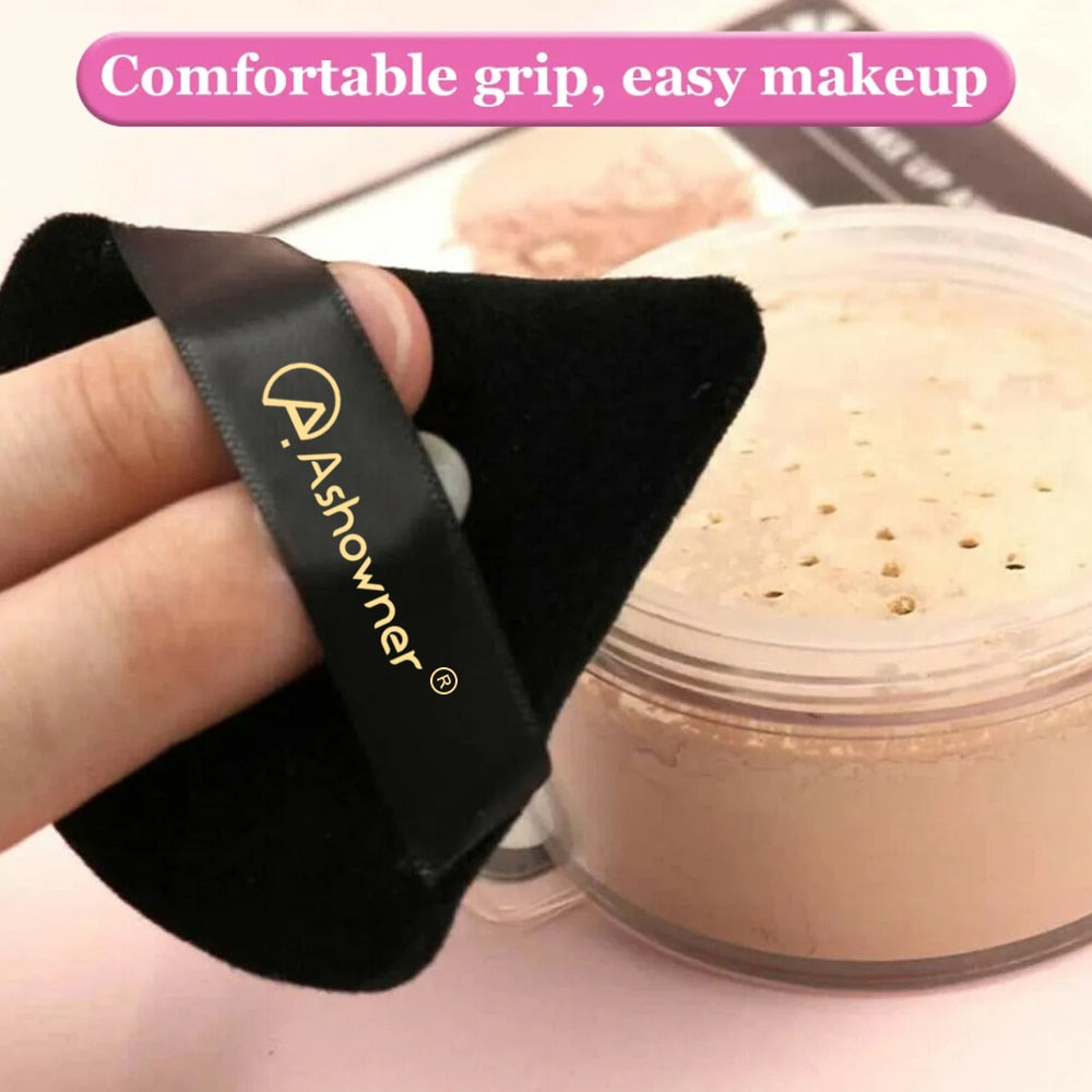 2/3/4/6Pcs Triangle Powder Puff Mini Face Makeup Sponge Cosmetics