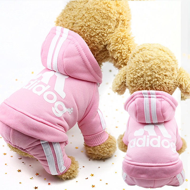 Adidog Clothes Autumn and Winter New Pet Clothes Small Medium Clothes Luxury Dog