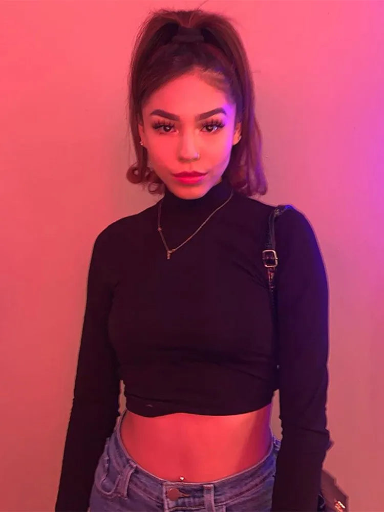 Women cotton hollow out sexy tshirt bandage backless