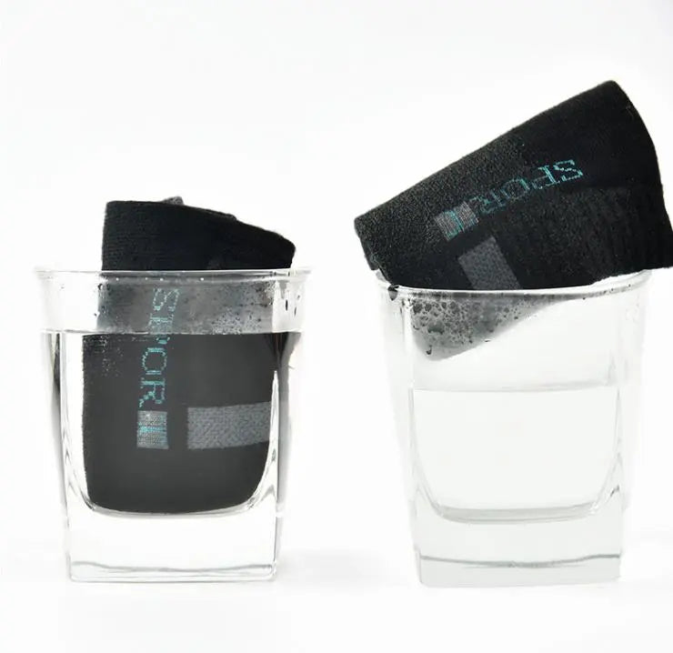 5Pairs Men Bamboo Fiber Autumn Winter Cotton  Size 37-45