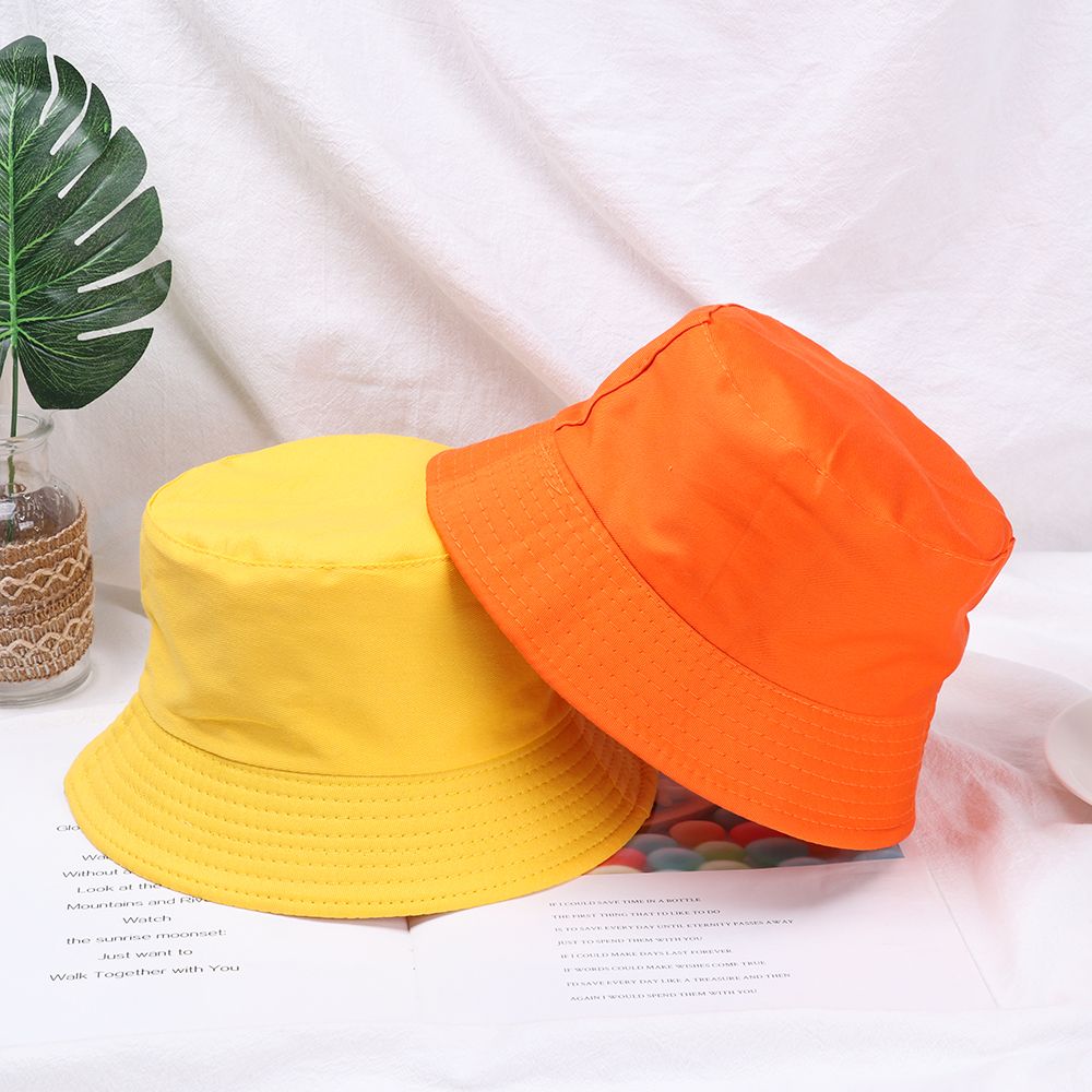 Cotton Summer Foldable Bucket Hat Unisex