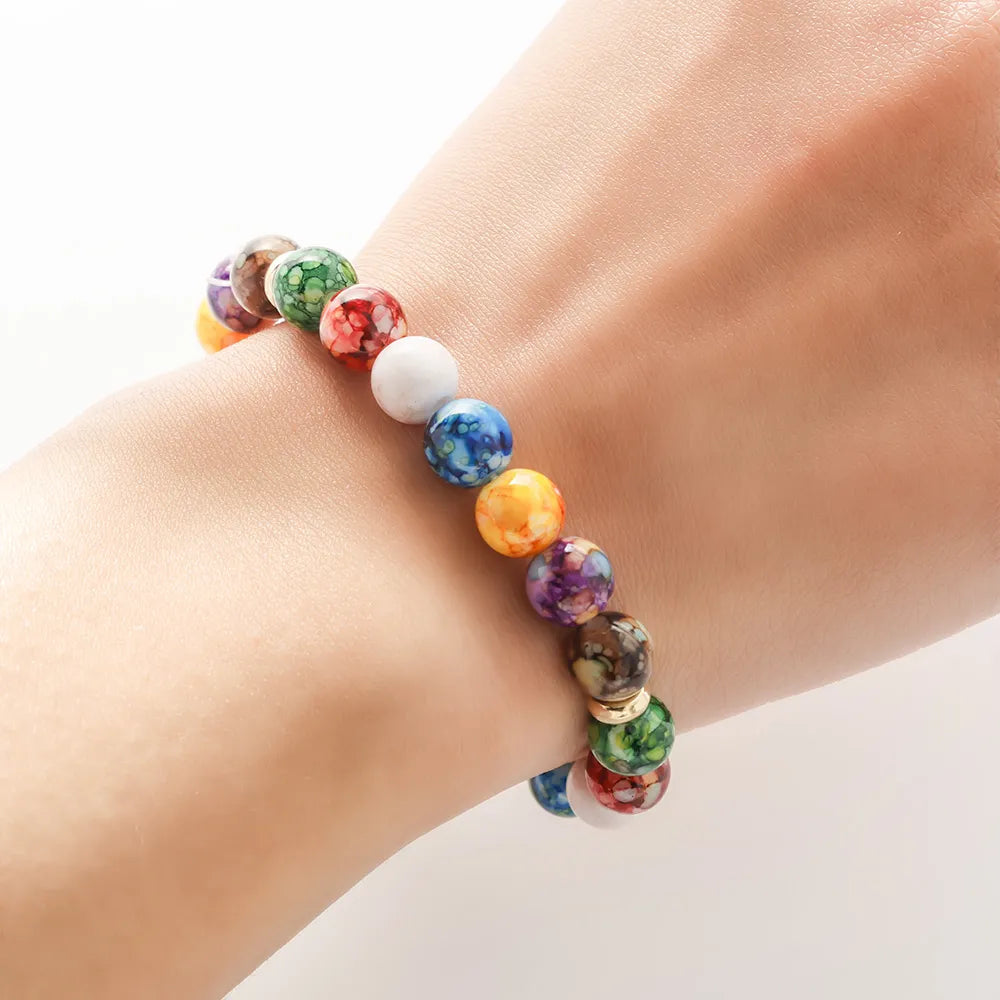 7 Chakra Reiki Stone Bracelet