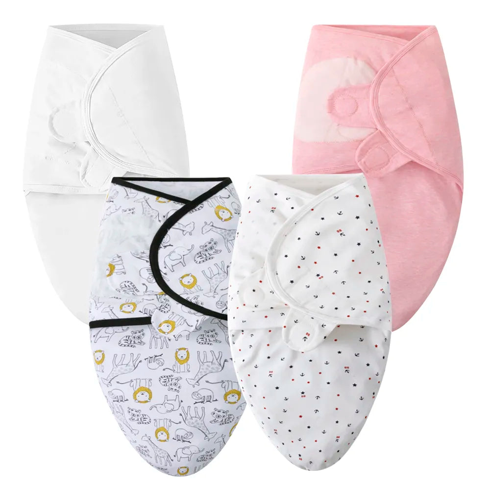Babies Sleeping Bags Newborn Baby Cocoon Swaddle Wrap Envelope 100%Cotton 0-6 Months