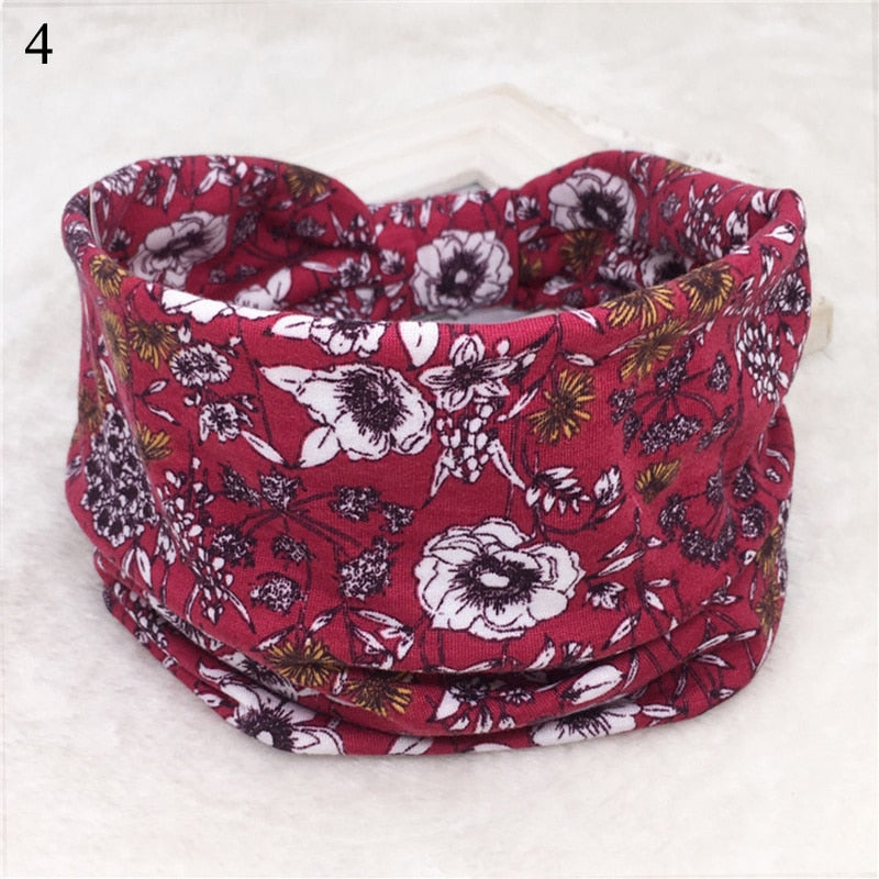 Bohemian Wide Cotton Stretch Headbands Women Headwrap Turban