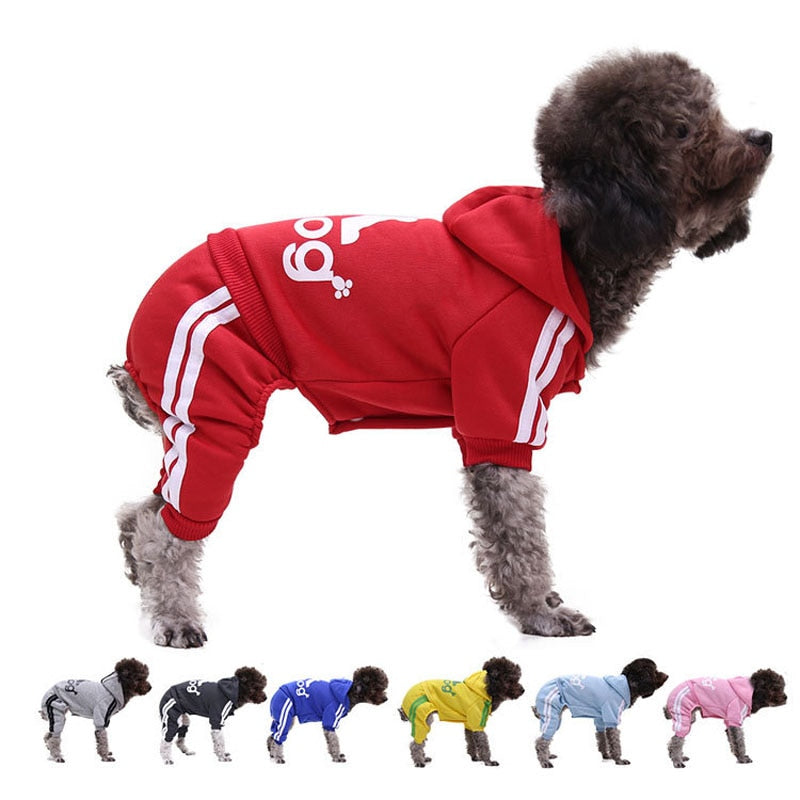 Adidog Clothes Autumn and Winter New Pet Clothes Small Medium Clothes Luxury Dog