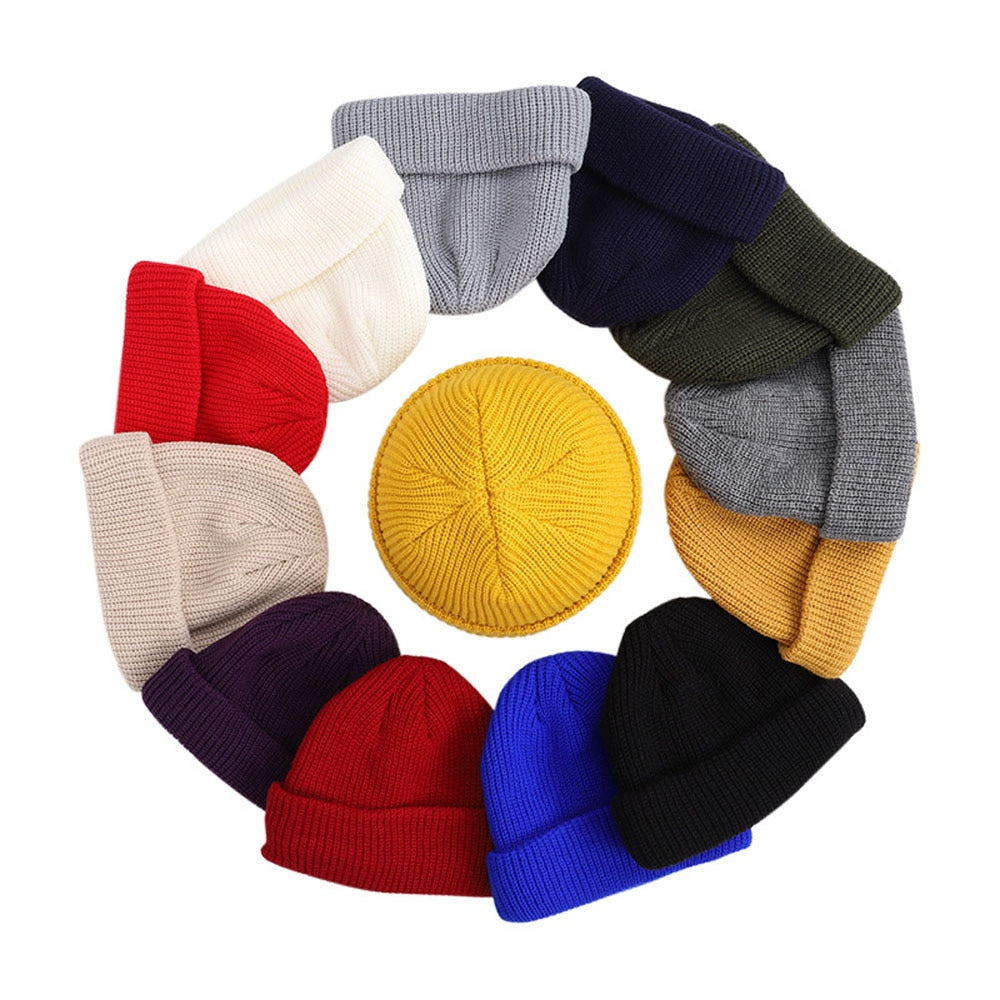 Winter Warm Beanies Casual Short Thread Unisex