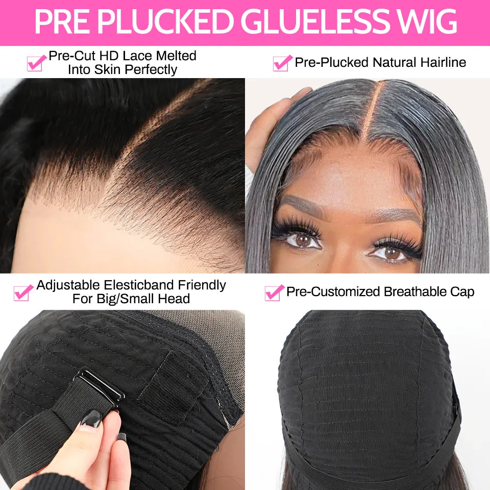 HAIR Wear And Go Glueless Human Hair Wig