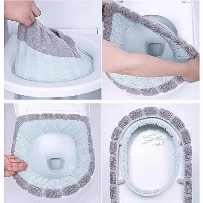 Winter Warm Toilet Seat Cover Waterpoof Soft