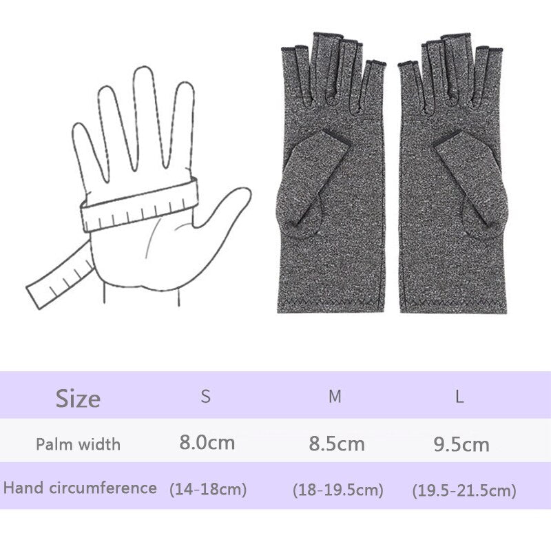 1 Pairs Arthritis Gloves Touch Screen Gloves Anti Arthritis Therapy Compression
