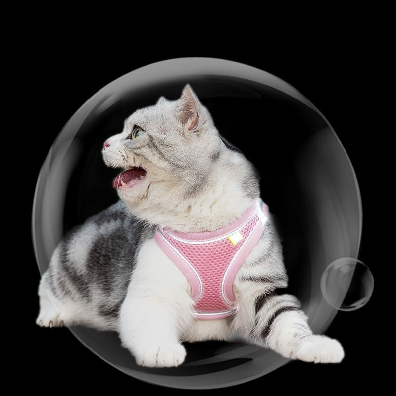 Escape Proof Cat Harness and Leash Set Adjustable