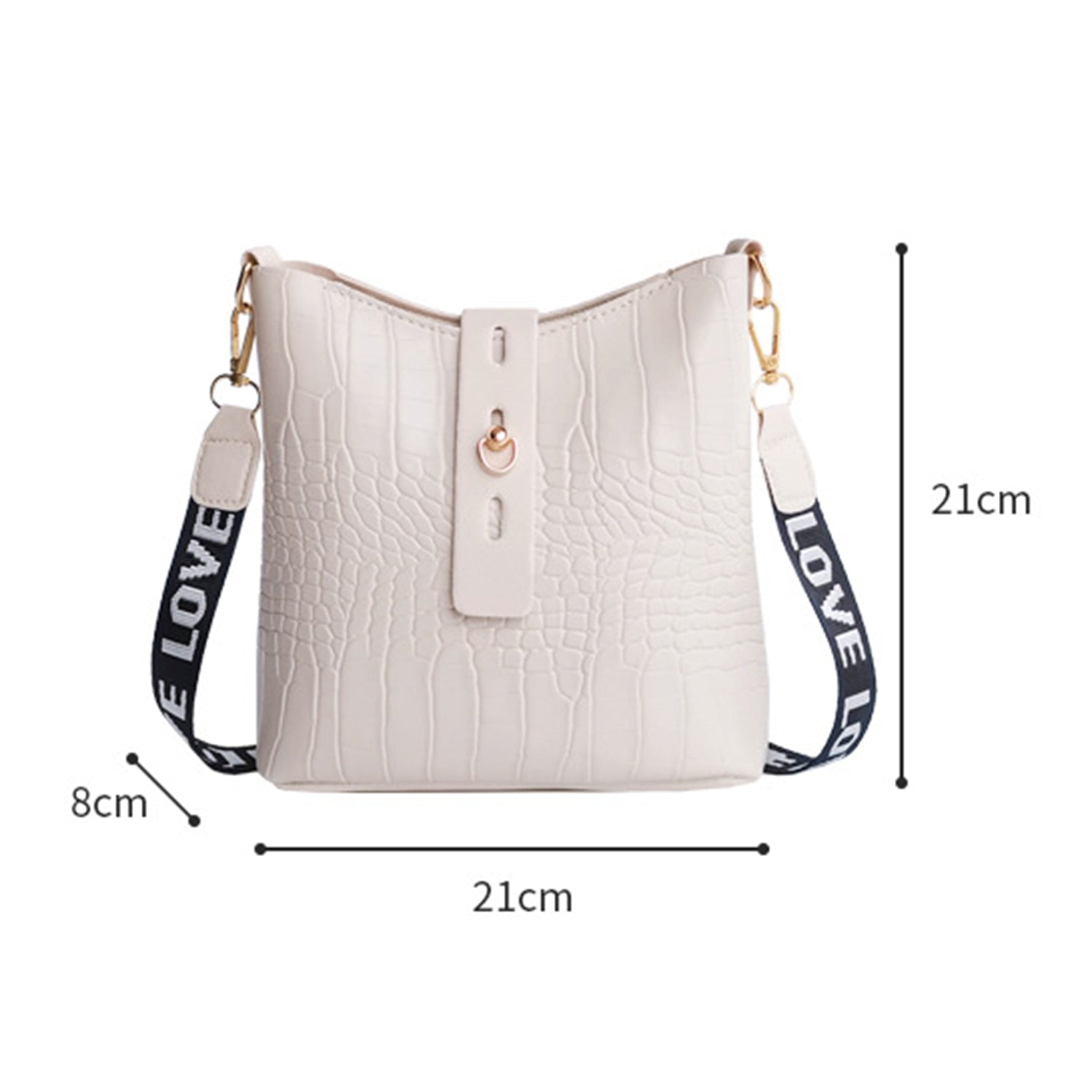 Crocodile Messenger Bags For Women Luxury High Quality