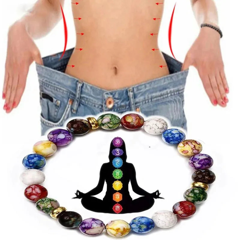 7 Chakra Reiki Stone Bracelet